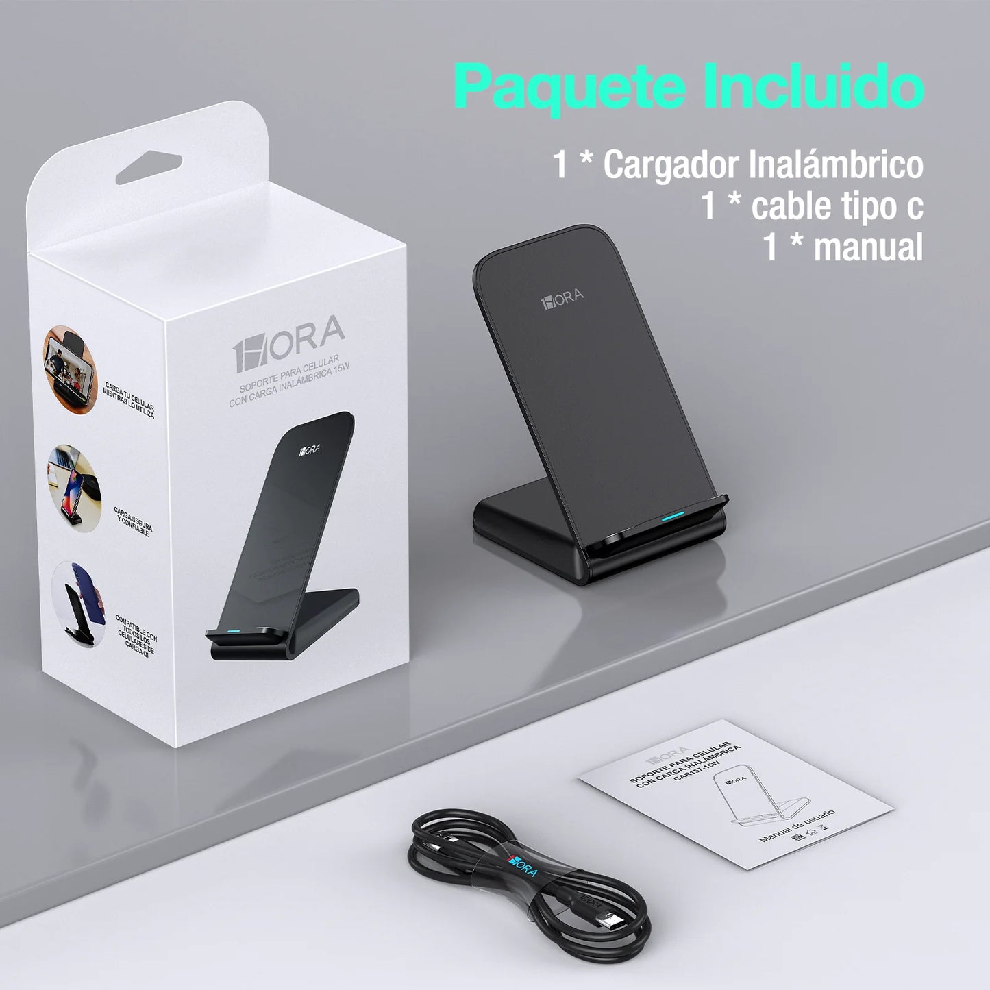 Cargador Inalámbrico 1HORA GAR157