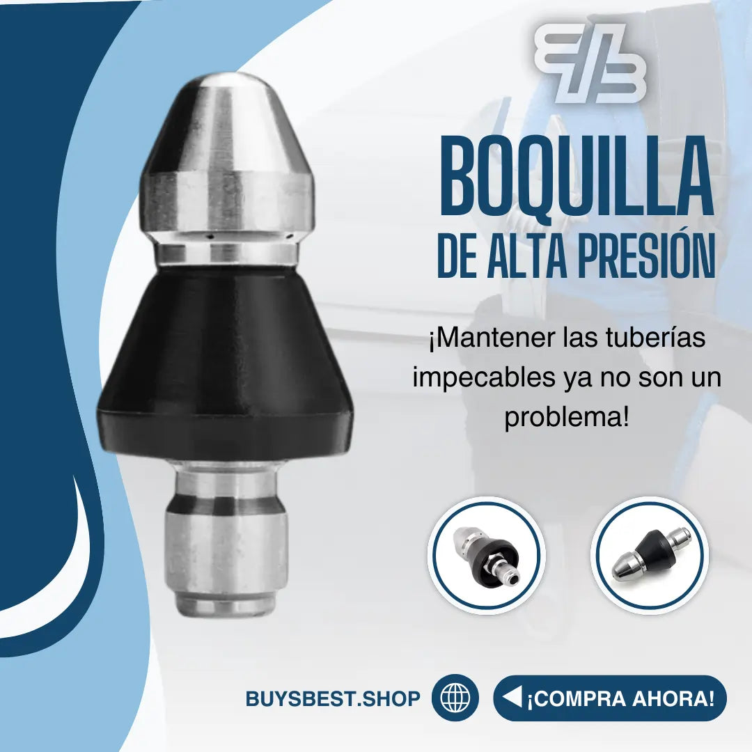 PowerJet Pro- Boquilla De Alta Presión 🌟 El destructor de alcantarillado