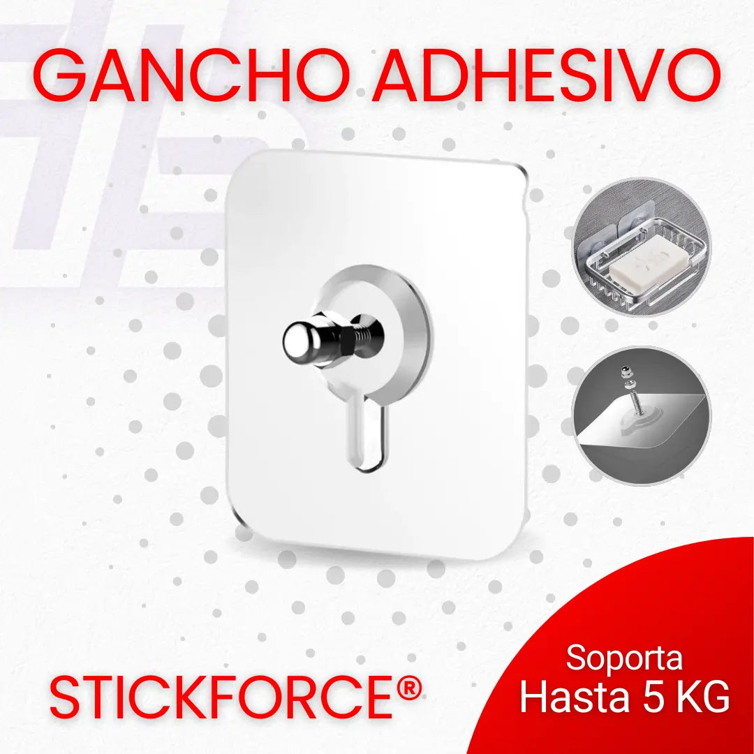 StickForce®🧲¡Colgar Nunca Fue Tan Fácil!🛠️Gancho Adhesivo😎