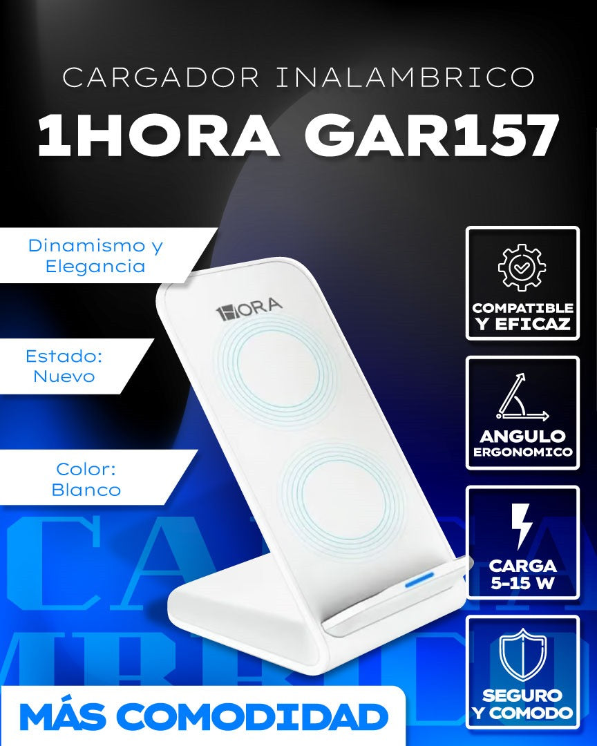Cargador Inalámbrico 1HORA GAR157