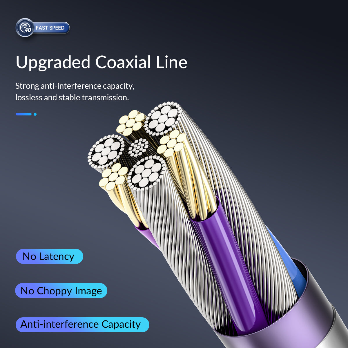 Cable de datos Thunderbolt 4 ORICO