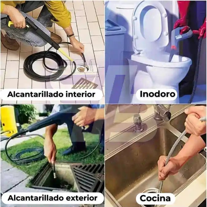 PowerJet Pro- Boquilla De Alta Presión 🌟 El destructor de alcantarillado
