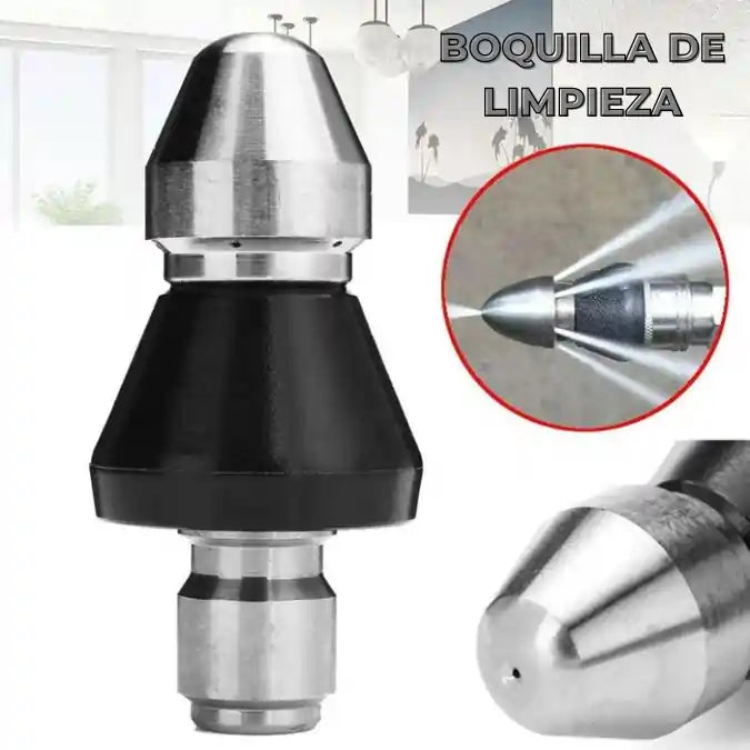 PowerJet Pro- Boquilla De Alta Presión 🌟 El destructor de alcantarillado