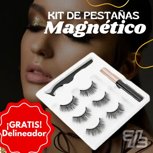 MagnaLash Pro™ 🎁GRATIS Delineador🎁¡Deslumbra con unas Pestañas Perfectas al Instante!💋Kit de pestañas Magnético😮