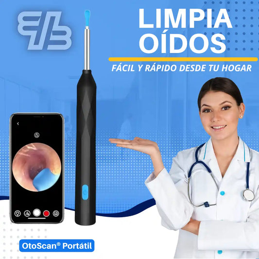 OtoScan® Portátil 👂🏼-Tecnología Avanzada Para Un Cuidado Auditivo🌟¡No uses mas copitos!🤨