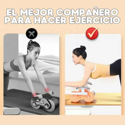 CoreFlex®😄ALFOMBRA GRATIS💪¡Transforma Tu Cuerpo Desde Casa!🏋️‍♀️Rueda Abdominal